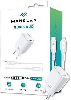Фото Monblan Quick Duo Series 20W Lightning Cable