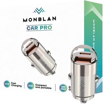 Фото Monblan USB + USB-C 30W R1 Car Pro Series