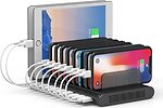 Фото Alxum 10-Port USB Charging Station Hub 60W Black