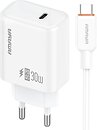 Фото Amaya E76D PD30W 1USB-C USB Type-C Cable White (84581)