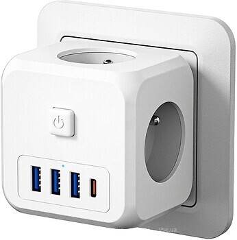 Фото Essager Magic Cube 7in1 Wall Socket (ECTAC-MFB02-Z)