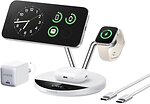 Фото Anker Prime MagSafe 3-in-1 Qi2 25W Smart Display White (B25X7J21)