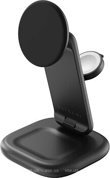 Фото Satechi 3in1 Foldable Qi2 25W Stand Space Gray (ST-Q25F31C-EA)