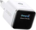 Фото Anker Nano Charger Smart Display 45W White (A121DG21/A121D321)