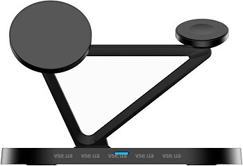 Фото Pisen 3-in-1 Wireless Charging Stand Black (TP-C24)