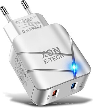 Фото XON PowerCharge 18W QC3.0 USB Type-A White (PCWC018018A2C0W 6181)