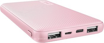 Фото Trust Primo Ultra-thin 10000 mAh Pink (23897)