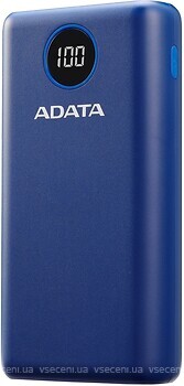 Фото ADATA P20000QCD 20000 mAh Blue