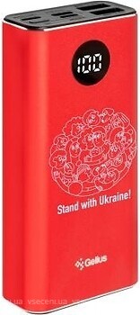 Фото Gelius Pro Cool Mini 2 9600 mAh Stand with Ukraine Red (GP-PB10-211)