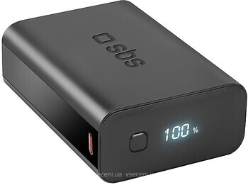 Фото SBS Powerbank 20000 mAh Black (TEBB20000LCDEVOPD20K)