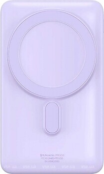 Фото Baseus Magnetic Bracket Wireless 10000 mAh Purple (PPCX000005)