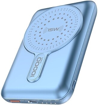 Фото Promate Powermag-10Pro 10000 mAh Blue (powermag-10pro.blue)