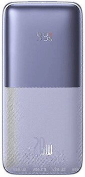 Фото Baseus Bipow Pro Digital Display 10000 mAh Purple (PPBD040205)