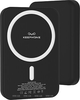 Фото Keephone Power Boost Magsafe Bank 5000 mAh Black