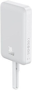 Фото Baseus Magnetic Mini 30W 10000 mAh White (P1002210B223-00)