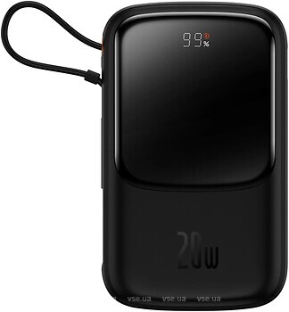 Фото Baseus Qpow Pro 10000 mAh Black (PPQD060001)