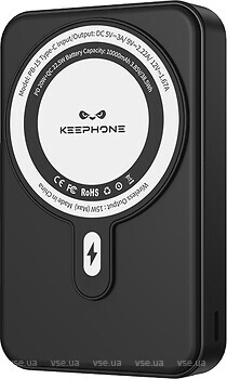 Фото Keephone Snap Stand 10000 mAh Black (PB-15)