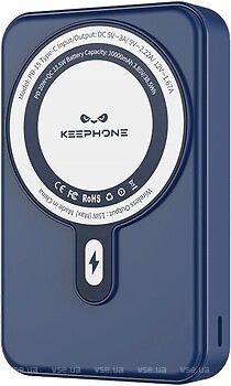 Фото Keephone Snap Stand 10000 mAh Blue (PB-15)