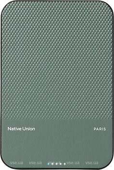 Фото Native Union (Re)Classic Magnetic 5000 mAh Slate Green (PB-5KMS-GRN)