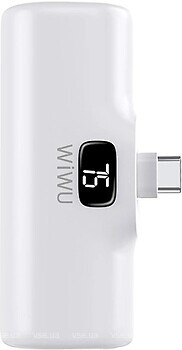 Фото WIWU 2 in 1 Power Bank 5000 mAh White (P017-C)