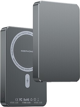 Фото Keephone Lucci 10000 mAh Gunmetal (PB-34)