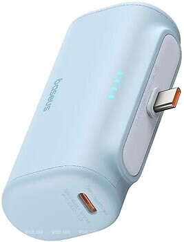 Фото Baseus Compact USB Type-C 5000 mAh Blue (P10068306313-00)