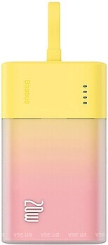 Фото Baseus Fast Charging Lightning 5200mAh Yellow (P10055600Y12-00)