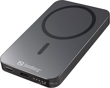 Фото Sandberg Mag Wireless Powerbank 5000 mAh Black (420-96)