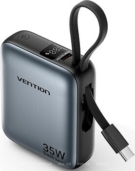 Фото Vention 35W 10000 mAh Gray (FHEH0)