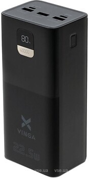 Фото Vinga 40000 mAh 22.5W Black (VPBB4022)