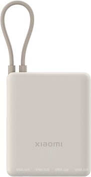 Фото Xiaomi 10000 mAh 33W Integrated Cable Beige (BHR9333GL/1123228)