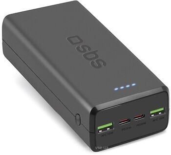 Фото SBS 30000 mAh 2 USB-C 2 USB-A Black (TTTBB30000PD20K)
