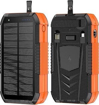 Фото Aura NRG-40SE Arm Solar 40000 mAh Wireless Dynamo Charging Orange (PBANRG40SEO)