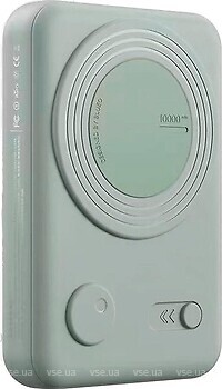 Фото Blueo Magnetic Wireless With Stand 20W 10000 mAh Mint (P010GRNS)