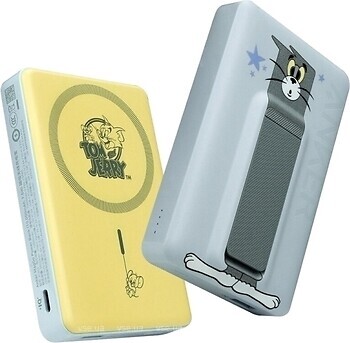 Фото Anker MagSafe Tom & Jerry Limited Edition 10000 mAh Gray/Yellow (A16526A1)
