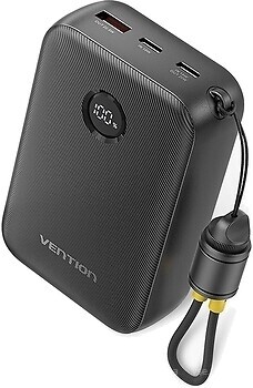 Фото Vention 22.5W 20000 mAh Black (FKBB0-C)
