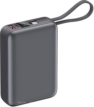 Фото Vinga 20000 mAh 45W Display Cable Black (VPBB2045C)