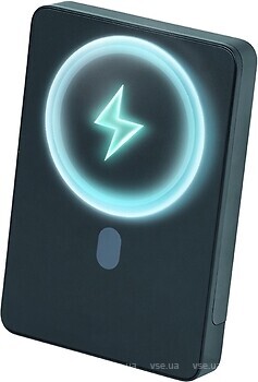 Фото Brevia ePower 10000 mAh MagSafe SuperSlim PD20W Qi15W LCD Black (45530MSB)