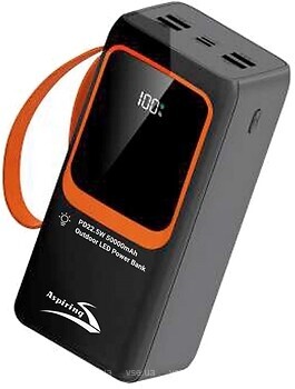 Фото Aspiring Light 50 PD22.5W 50000 mAh Black (PB-L50)