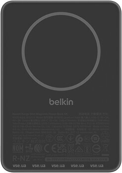 Фото Belkin Slim Magnetic 5000 mAh Black (BPD010HQBK)