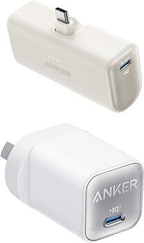 Фото Anker Nano 22.5W 5000 mAh White (A1653021)