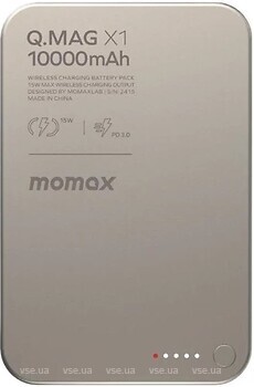 Фото Momax Q.Mag X1 10000 mAh Titan (IP117AE)