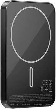 Фото Momax 1-Power Q.Pass Qi2 5000 mAh Black (IP129Q2D)