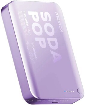 Фото Momax Soda Pop 10000 mAh Purple (IP166U)