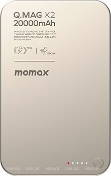 Фото Momax Q.Mag X2 20000 mAh Titanium (IP133E)