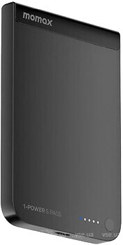 Фото Momax 1-Power S.Pass Qi2 5000 mAh Black (IP161Q2D)