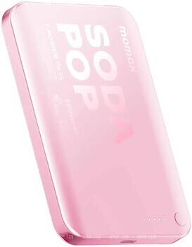 Фото Momax Soda Pop 5000 mAh Pink (IP165P)