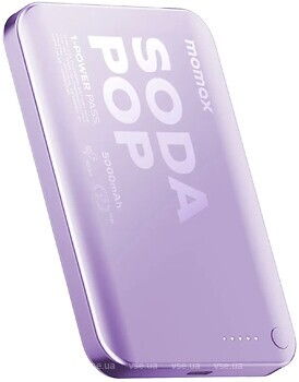 Фото Momax Soda Pop 5000 mAh Purple (IP165U)