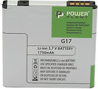 Фото PowerPlant HTC G17 (BG86100) 1750 mAh (DV00DV6142)