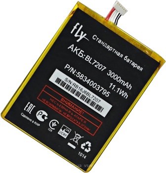 Фото Fly BL7207 3000 mAh